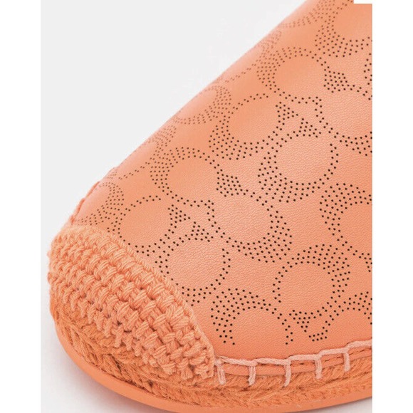 Coach Carley Leather Espadrilles Loafer Slip On Style C6763 Tangerine Sz 11 - Picture 2 of 14